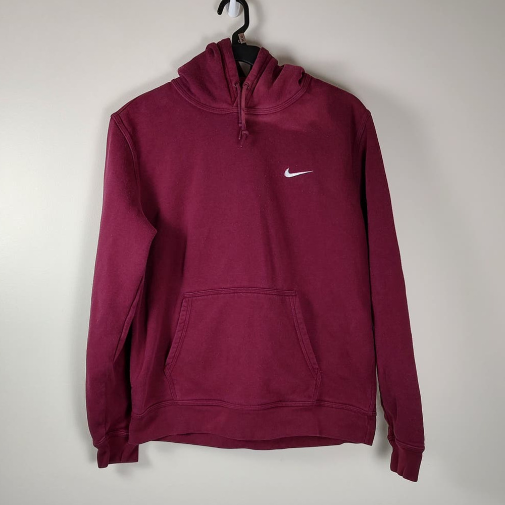 Nike Hoodie mens Large burgundy
